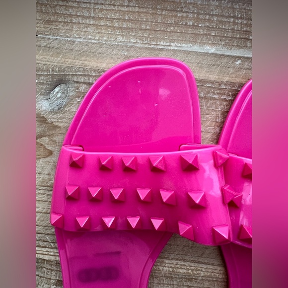 New Dolce Vita Pink Studded Jelly Sandal Size 7 - Picture 5 of 9